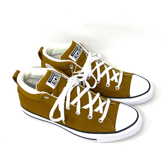 Converse Chuck Taylor All Star Street Mid Top Men’s Dark Wheat Sneakers A00491F - Picture 4 of 9